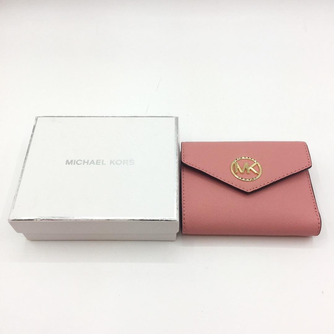 Michael Kors(マイケルコース)の◎◎MICHAEL KORS マイケルコース 財布 三つ折り CARMEN トライフォールド ミディアム ウォレット   34S1GNME6L ピンク ハンドメイドのファッション小物(財布)の商品写真