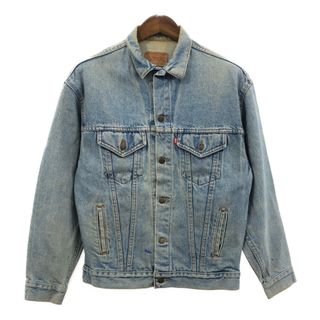 リーバイス(Levi's)の80年代 Levi's リーバイス 57508-0214 デニムジャケット ライトブルー (メンズ XL) 中古 古着 Q7017(Gジャン/デニムジャケット)