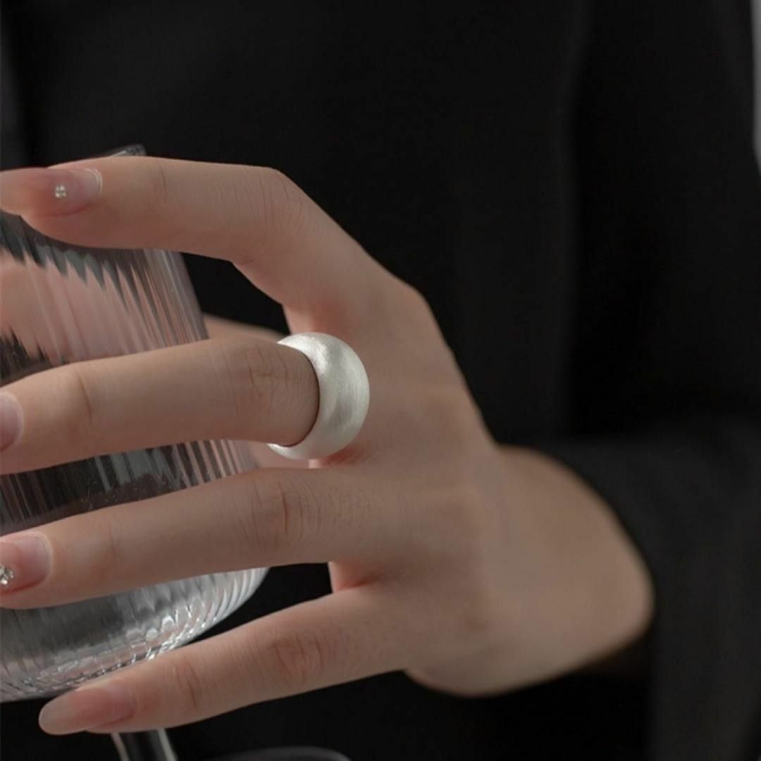 シルバーリング ユニセックス 指輪 調節可能 シルバー フリーサイズ 人気 レディースのアクセサリー(リング(指輪))の商品写真