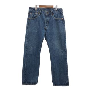 リーバイス(Levi's)のLevi's リーバイス 501 デニムパンツ ブルー (メンズ W34 L30) 中古 古着 Q7020(デニム/ジーンズ)