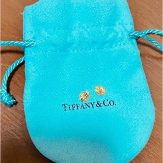 Tiffany & Co. - お値下げ★Tiffany ピアスのキャッチ イエローゴールド 両耳K18YG
