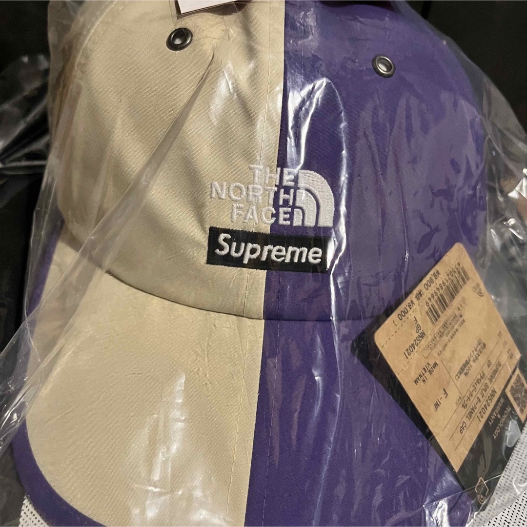 Supreme(シュプリーム)のSupreme × TNF Split 6-Panel Tan メンズの帽子(キャップ)の商品写真