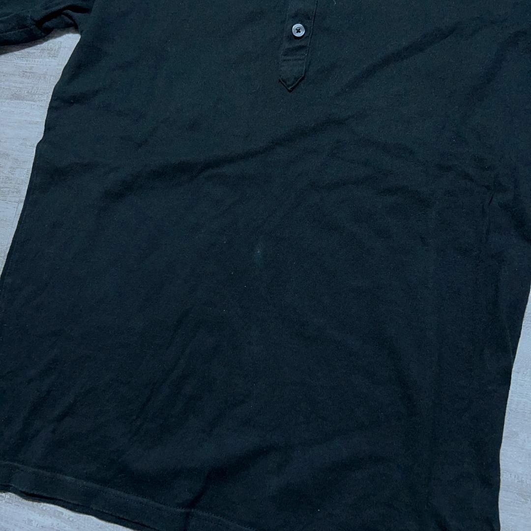 BURBERRY BLACK LABEL(バーバリーブラックレーベル)のBURBERRY バーバリーブラックレーベル ホースロゴ ヘンリーネックTシャツ メンズのトップス(Tシャツ/カットソー(半袖/袖なし))の商品写真