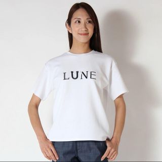 新品未開封Espeyrac LUNEパールロゴＴシャツ　ホワイト(Tシャツ/カットソー(半袖/袖なし))