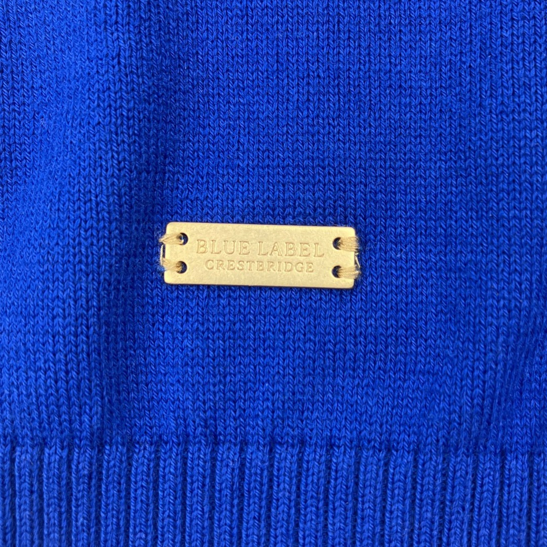 ▽▽BLUE LABEL レディース コットンニット SIZE 38 ブルー レディースのトップス(ニット/セーター)の商品写真