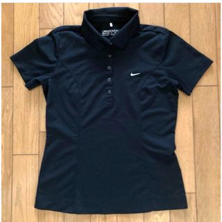 NIKE - NIKEGOLF ナイキゴルフ　半袖シャツ Mレディースゴルフウェア　ブラック黒