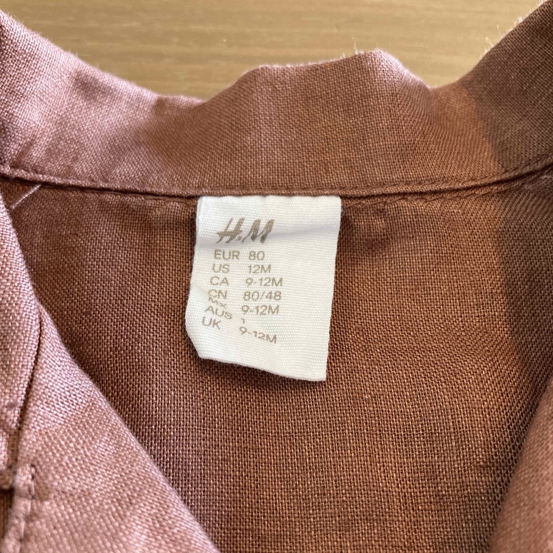 H&M(エイチアンドエム)のH&M セットアップ　サイズ80  キッズ/ベビー/マタニティのベビー服(~85cm)(Ｔシャツ)の商品写真