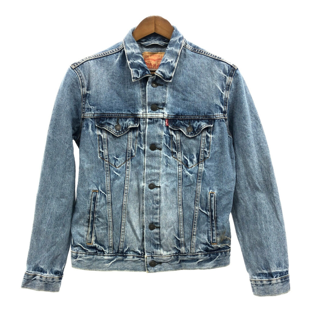 Levi's(リーバイス)のLevi's リーバイス 72334 デニム トラッカージャケット ライトブルー (メンズ M) 中古 古着 Q7034 メンズのジャケット/アウター(Gジャン/デニムジャケット)の商品写真