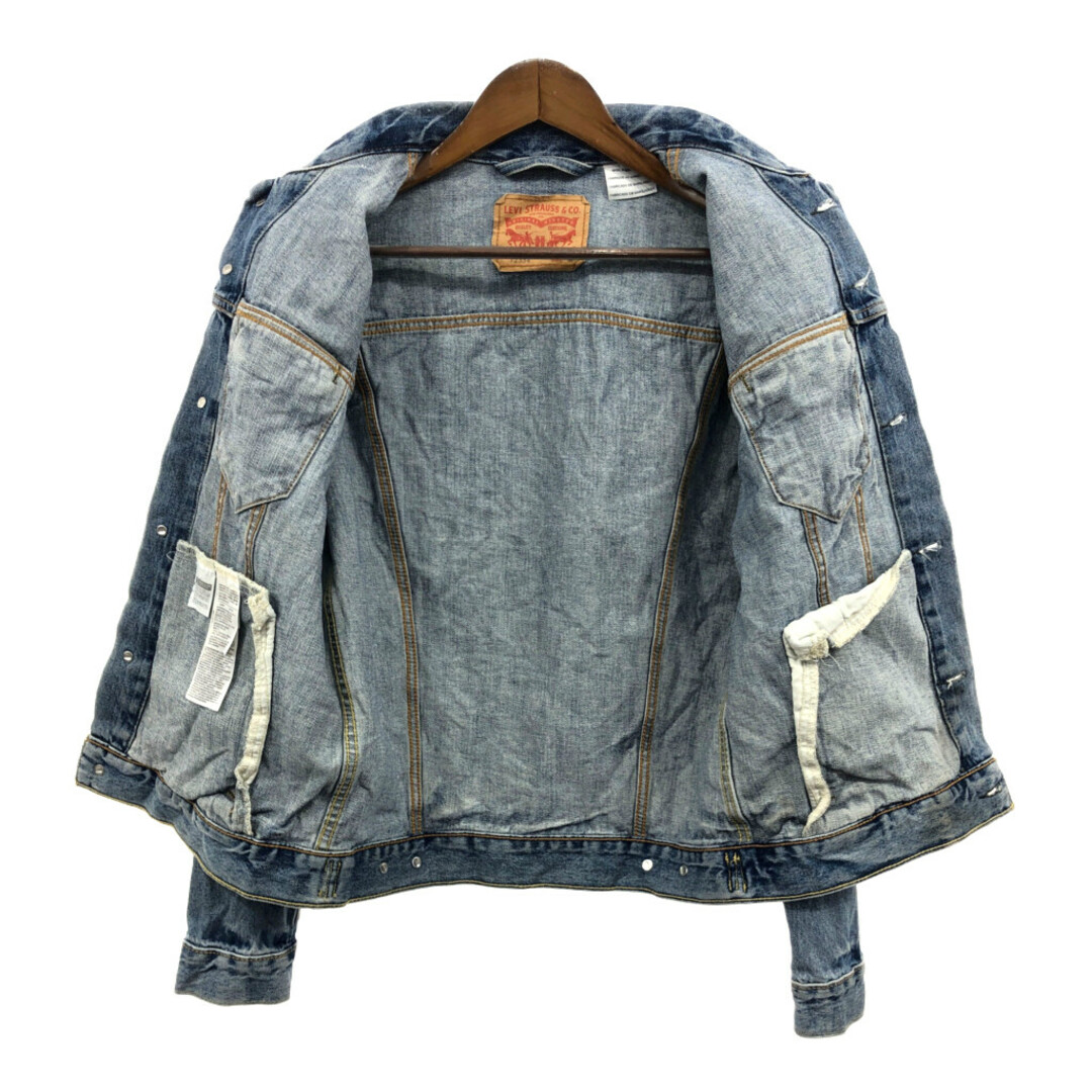 Levi's(リーバイス)のLevi's リーバイス 72334 デニム トラッカージャケット ライトブルー (メンズ M) 中古 古着 Q7034 メンズのジャケット/アウター(Gジャン/デニムジャケット)の商品写真