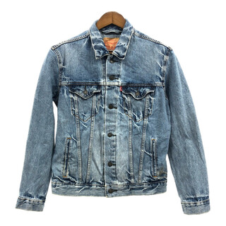 リーバイス(Levi's)のLevi's リーバイス 72334 デニム トラッカージャケット ライトブルー (メンズ M) 中古 古着 Q7034(Gジャン/デニムジャケット)