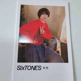 ストーンズ(SixTONES)のSixTONES／音色ポラ風カード【松村北斗】(アイドルグッズ)