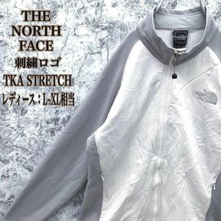 ザノースフェイス(THE NORTH FACE)のN275 USA規格ノースフェイス刺繍TKAストレッチラグランフリースジャケット(トレーナー/スウェット)