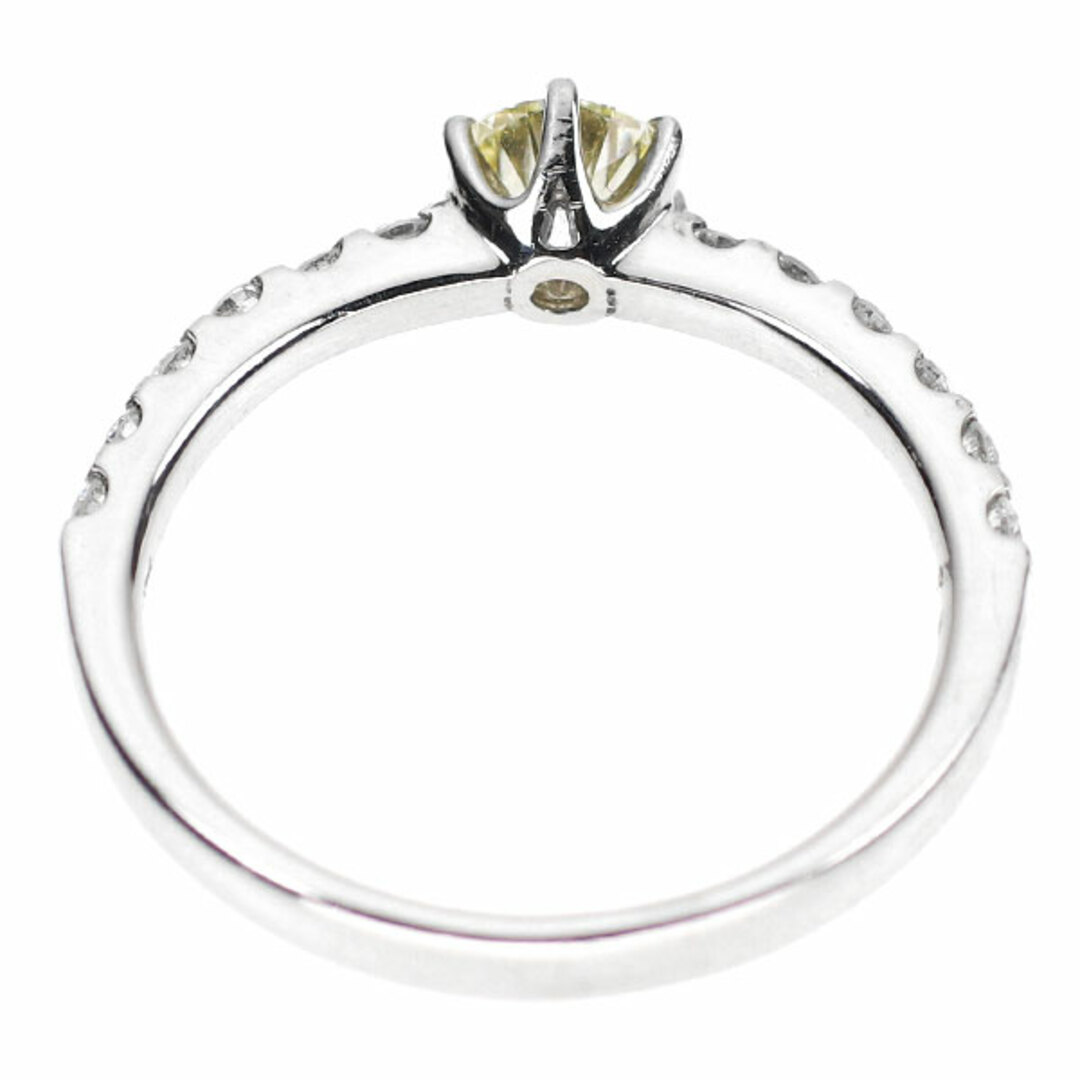 新品 Pt900 ダイヤモンド リング 0.402ct LY VS2 EX D0.28ct 新品 Pt900 ダイヤモンド リング 0.402ct LY VS2 EX D0.28ct