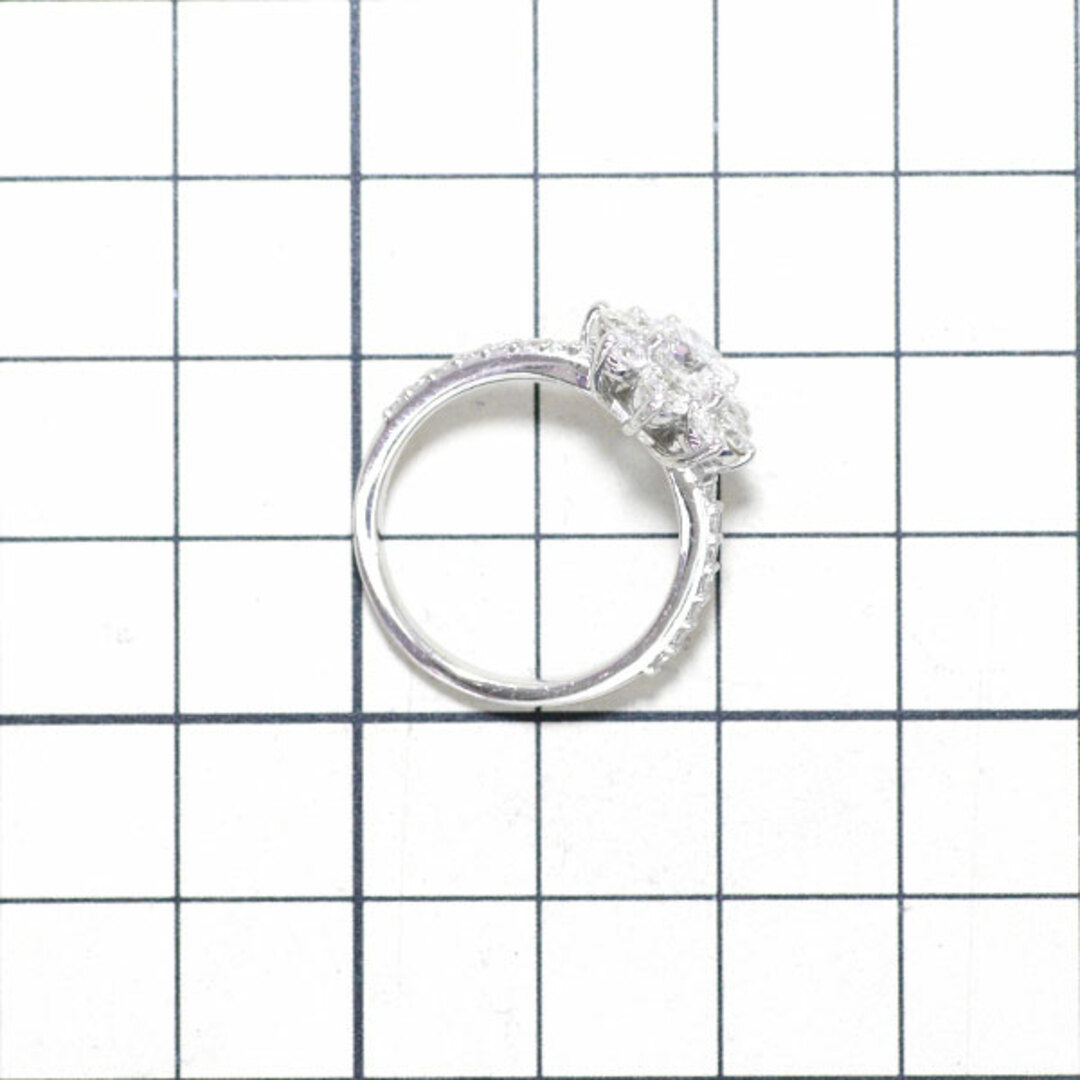 新品 Pt950 ダイヤモンド リング 1.001ct F SI2 EX D1.06ct  レディースのアクセサリー(リング(指輪))の商品写真
