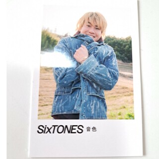 ストーンズ(SixTONES)のSixTONES／音色ポラ風カード【森本慎太郎】(アイドルグッズ)