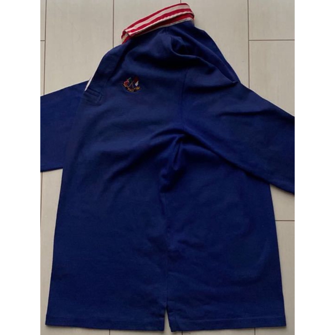 POLO RALPH LAUREN(ポロラルフローレン)の美品 80s USA製 POLO ラルフローレン cross flag フラッグ メンズのトップス(ジャージ)の商品写真