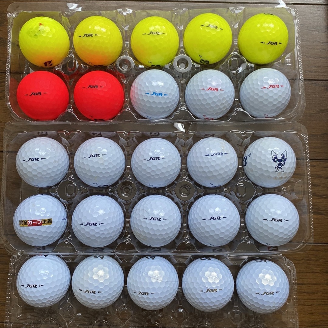 BRIDGESTONE(ブリヂストン)の【JGR】ゴルフボール　ロストボール スポーツ/アウトドアのゴルフ(その他)の商品写真