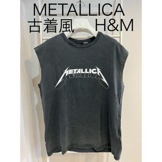 METALLICA - H&M メタリカ METALLICA ロックT バンドTシャツ バンT 古着風