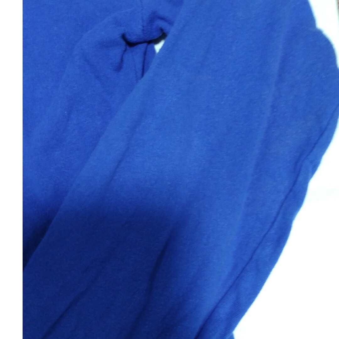 メンズ　長袖ブルーパーカー　Mサイズ メンズのトップス(パーカー)の商品写真