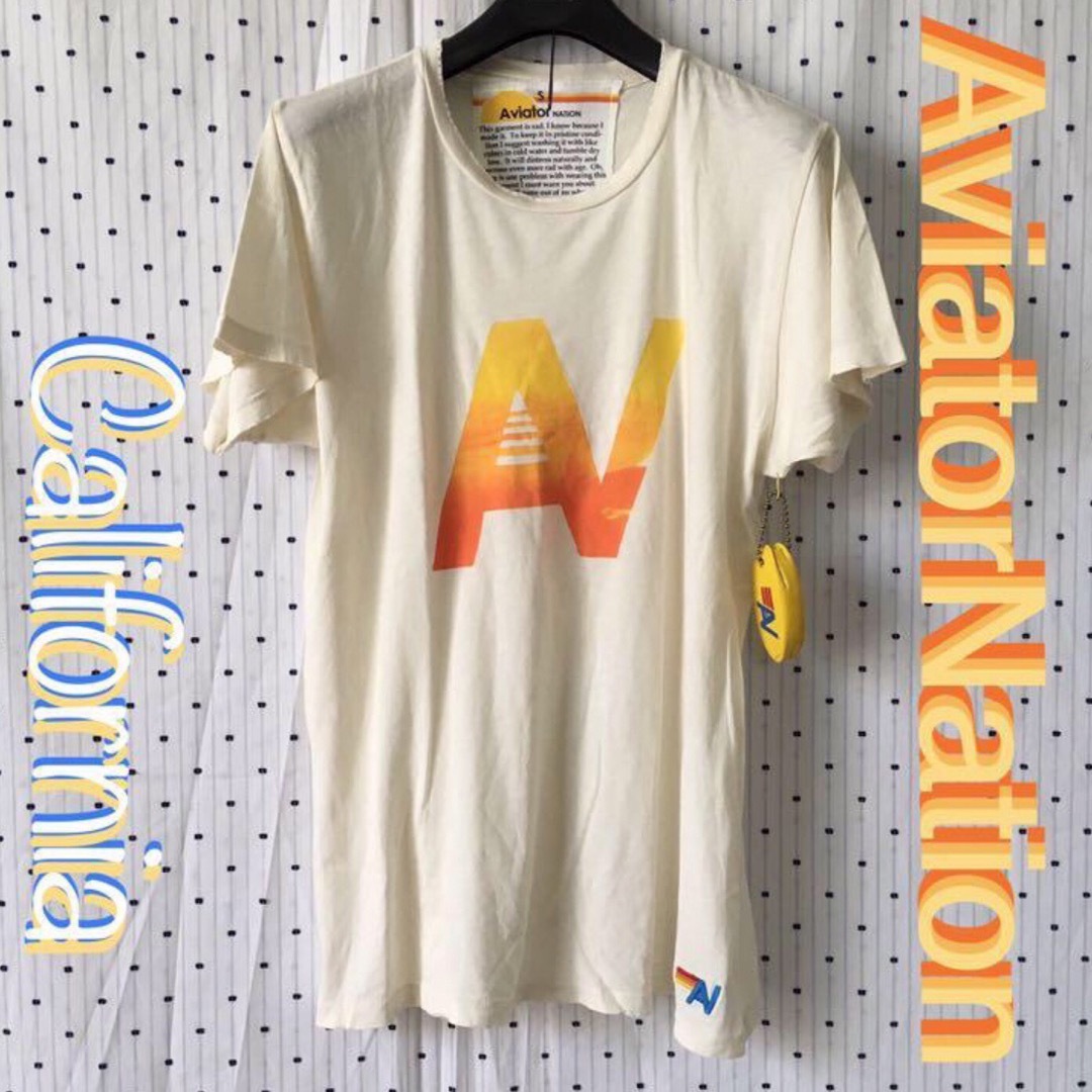 Ron Herman(ロンハーマン)のAviatorNationアビエータネーションUS限定BIGアイコンTシャツS メンズのトップス(Tシャツ/カットソー(半袖/袖なし))の商品写真