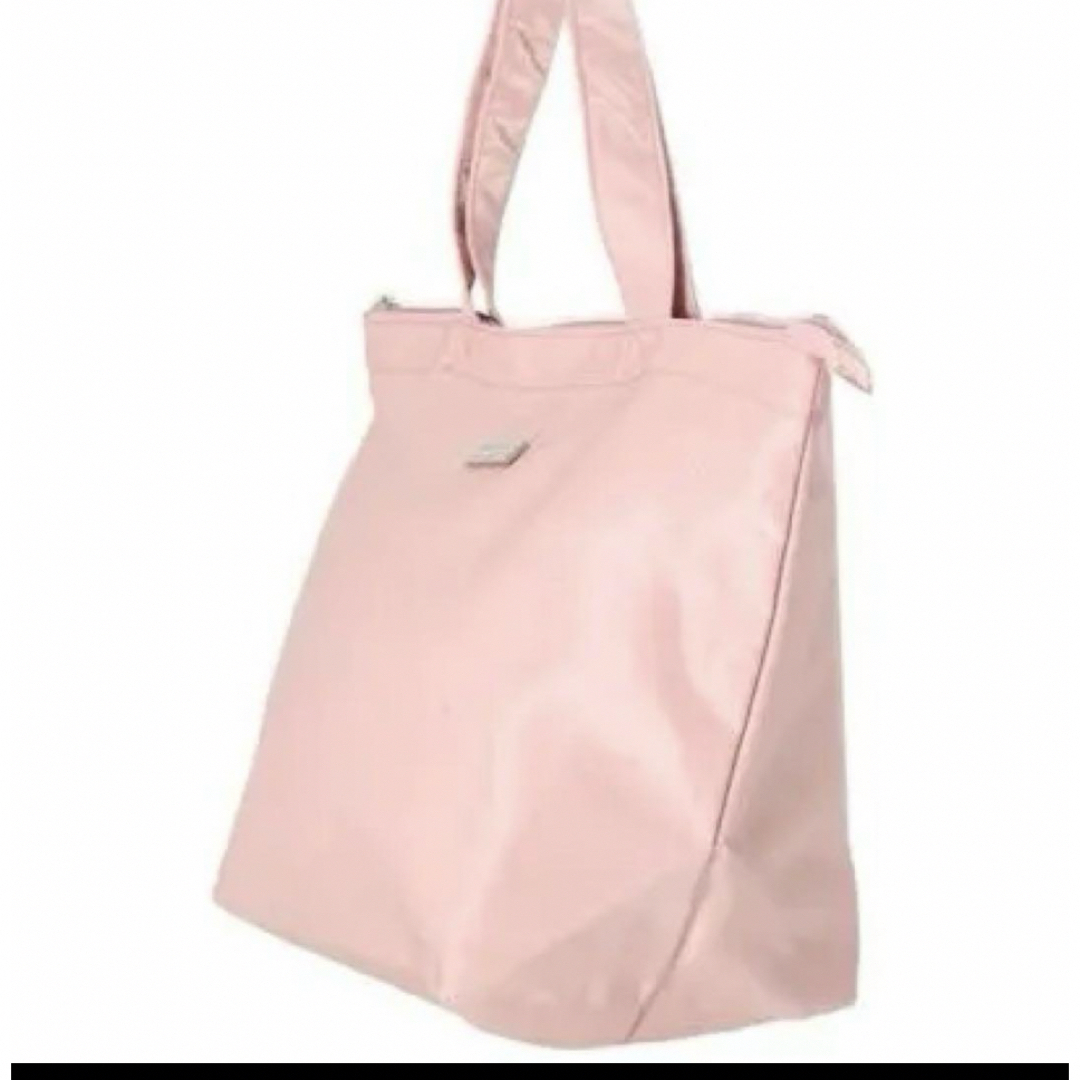 JILLSTUART(ジルスチュアート)のジルスチュアート　ピンク　保冷バッグ　エコバッグ　光沢　ラインストーン　未使用 レディースのバッグ(トートバッグ)の商品写真