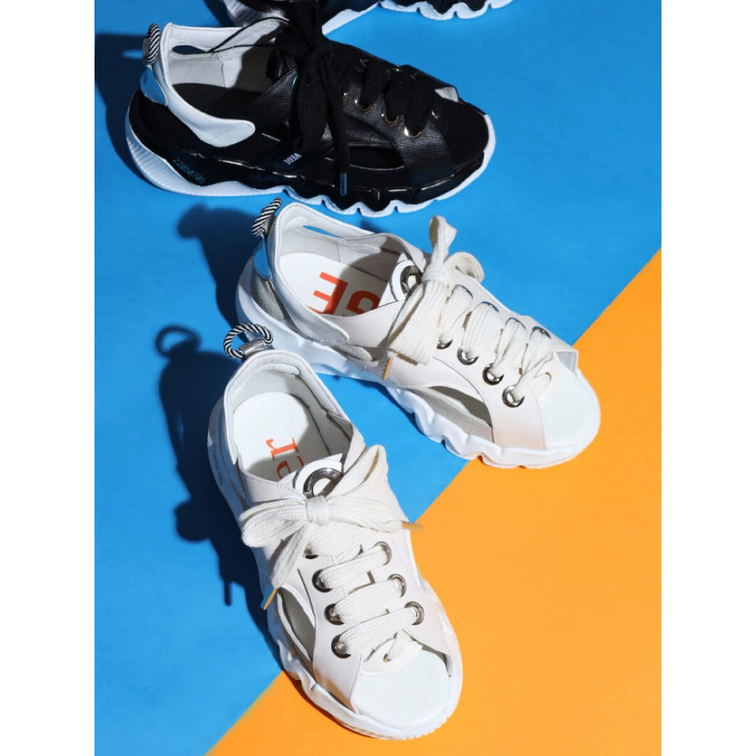 nouer(ヌエール)の新品⭐︎ VEGE×nouer ダッドスニーカーサンダル レディースの靴/シューズ(サンダル)の商品写真