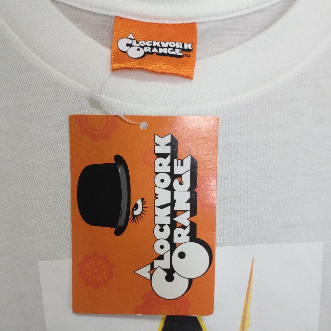 【新品】映画 時計じかけのオレンジ Tシャツ  半袖 M ホワイト メンズのトップス(Tシャツ/カットソー(半袖/袖なし))の商品写真