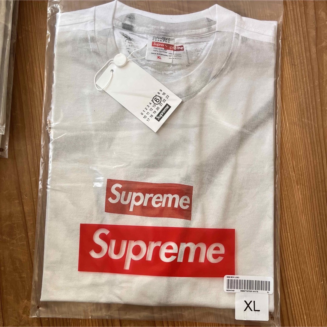 Supreme(シュプリーム)のSupreme MM6 Maison Margiela Box logo tee メンズのトップス(Tシャツ/カットソー(半袖/袖なし))の商品写真