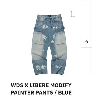 ウィンダンシー(WIND AND SEA)の激レア！WDS X LIBERE MODIFY PAINTER PANTS(デニム/ジーンズ)