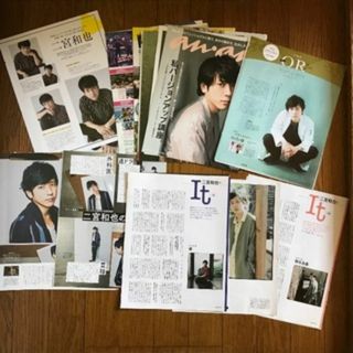 アラシ(嵐)の♪嵐 二宮和也 雑誌切り抜き 40枚(バラ売り不可)(音楽/芸能)