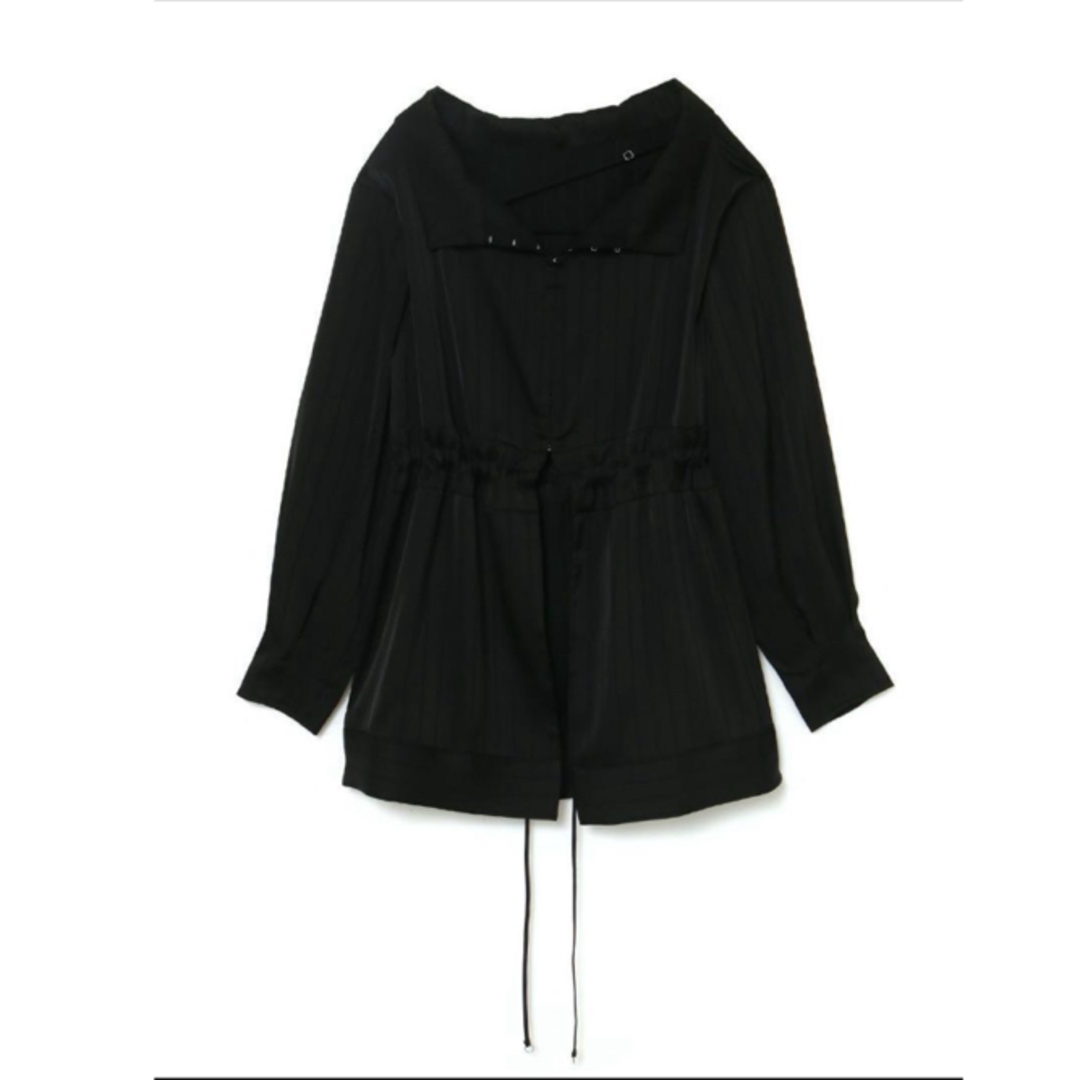 Lily Brown(リリーブラウン)のMeltthelady strap blouse BK レディースのトップス(シャツ/ブラウス(長袖/七分))の商品写真