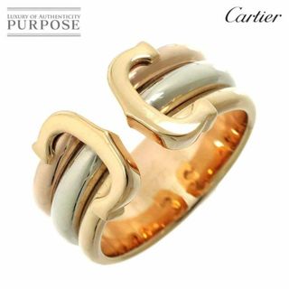 カルティエ(Cartier)のカルティエ Cartier 2C #53 リング LM K18 YG WG PG スリーカラー スリーゴールド ラージ 750 C2 指輪 90229751(リング(指輪))