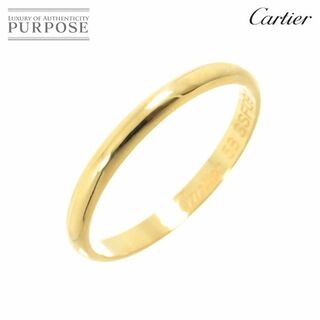 カルティエ(Cartier)のカルティエ Cartier 1895 クラシック #58 リング 幅2.5mm K18 YG イエローゴールド 750 指輪【証明書付き】 VLP 90229958(リング(指輪))