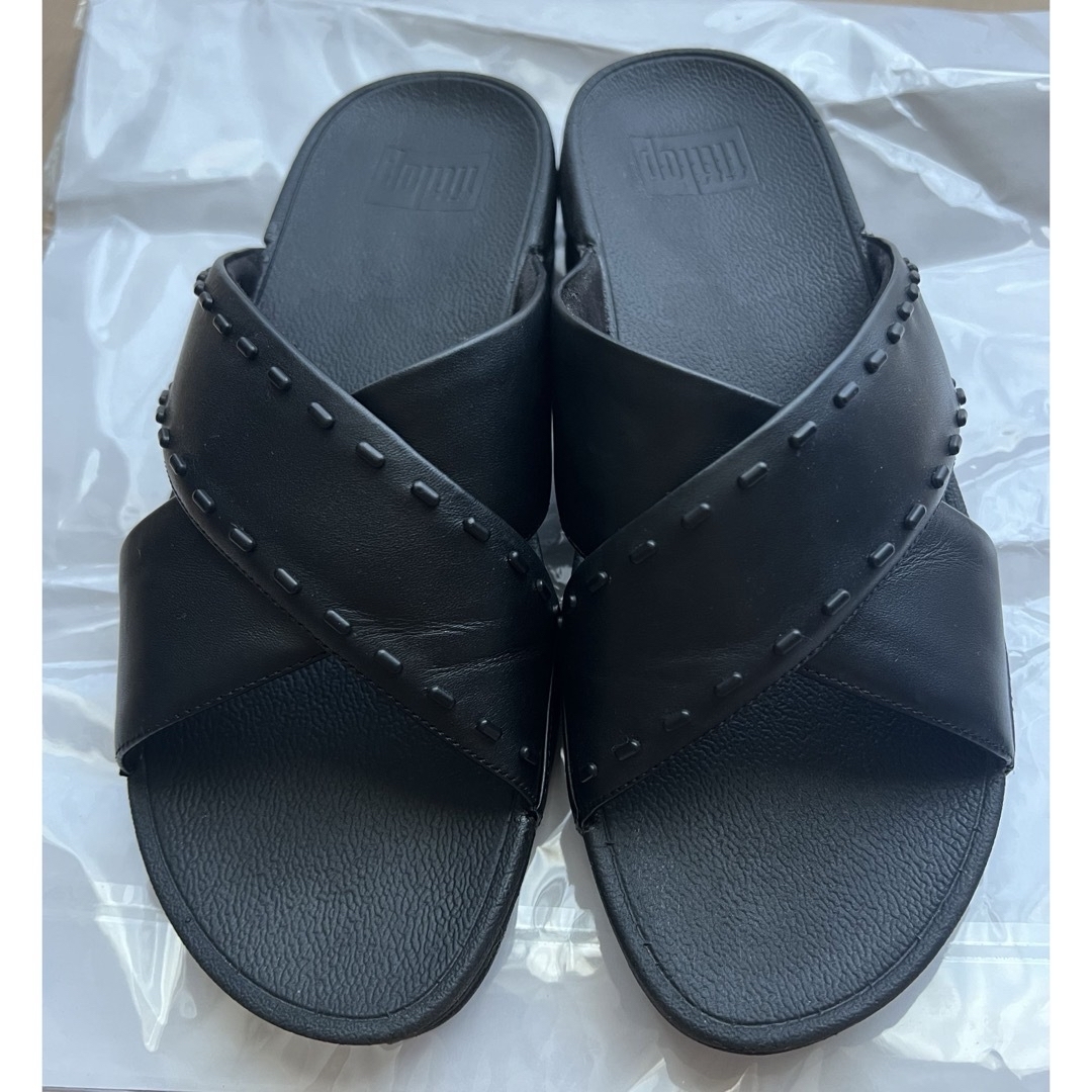 fitflop(フィットフロップ)のフィットフロップ 黒 サンダル レディースの靴/シューズ(サンダル)の商品写真