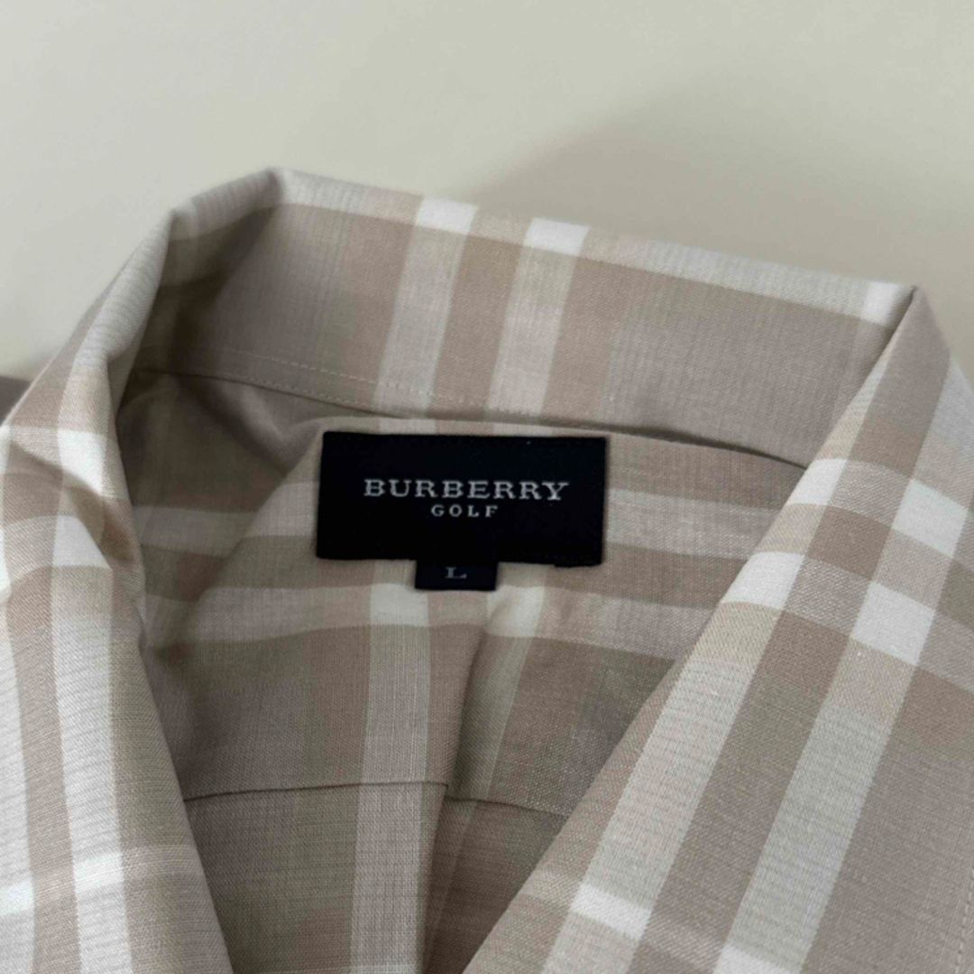 BURBERRY(バーバリー)の【Racma様専用】バーバリーゴルフ　Burberry 半袖チェックシャツ　 メンズのトップス(シャツ)の商品写真