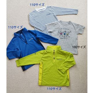 モンベル(mont bell)のMont-bellモンベル☆キッズ 夏用メッシュ素材 長袖 Tシャツ　110サイ(Tシャツ/カットソー)