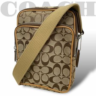 コーチ(COACH)の良品【コーチ】ショルダーバッグ カメラポーチ シグネチャー ユニセックス(ショルダーバッグ)