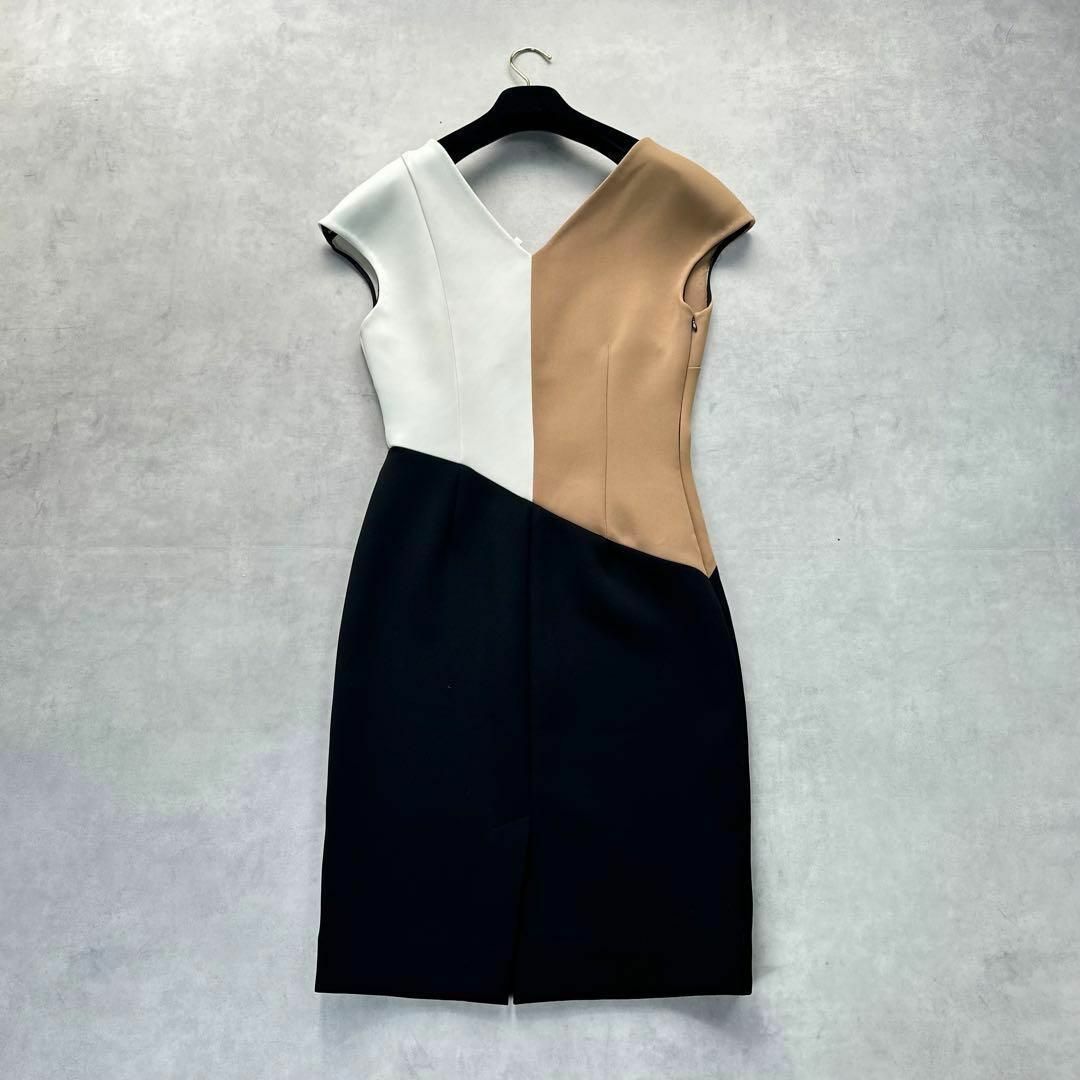 DIANE von FURSTENBERG(ダイアンフォンファステンバーグ)のダイアンフォンファステンバーグ　Banded Colorblock Dress レディースのワンピース(ひざ丈ワンピース)の商品写真