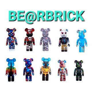 Ⓗ10枚セット ベアブリック BE@RBRICK 防水 ステッカー シール(キャラクターグッズ)