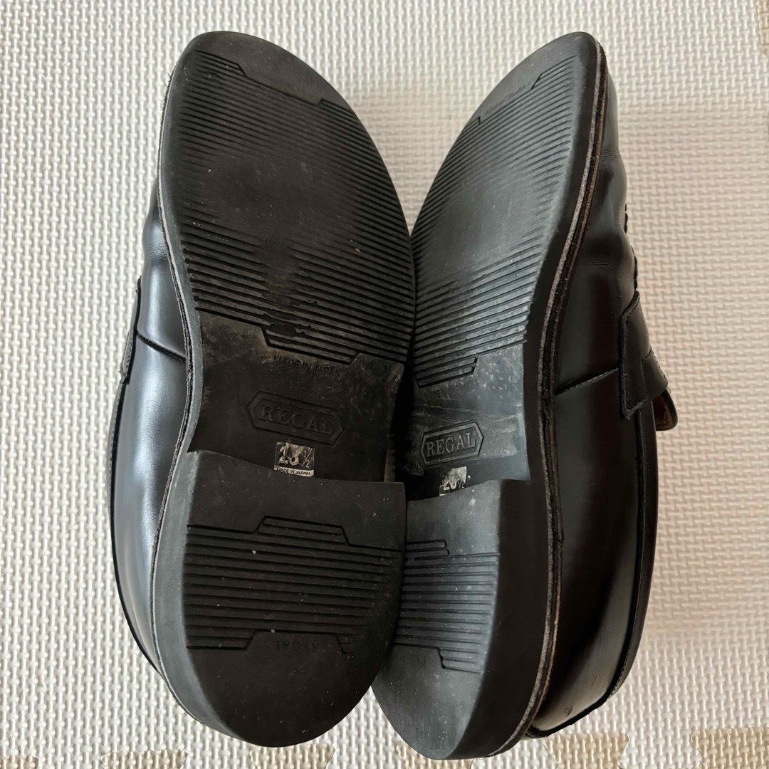 REGAL(リーガル)のREGAL ローファー 23.5cm ブラック コインローファー 黒 メンズの靴/シューズ(ドレス/ビジネス)の商品写真