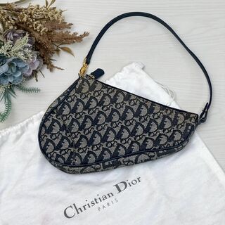 Christian Dior - クリスチャンディオール トロッター サドルバッグ ハンドバッグ ワンショルダー
