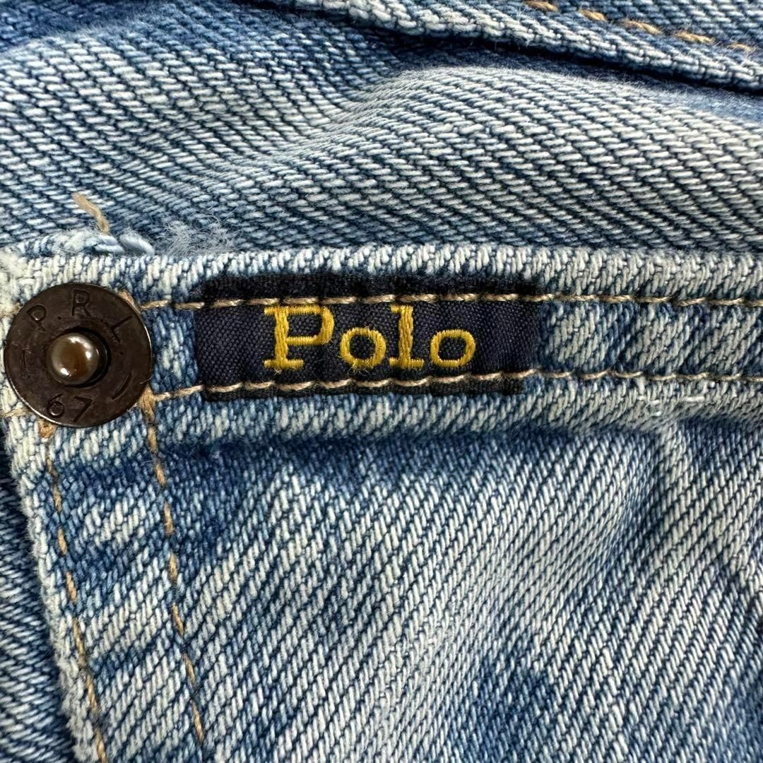 POLO RALPH LAUREN(ポロラルフローレン)のポロラルフローレン　パッチワークAveryボーイフレンドジーンズ　26 S レディースのパンツ(デニム/ジーンズ)の商品写真