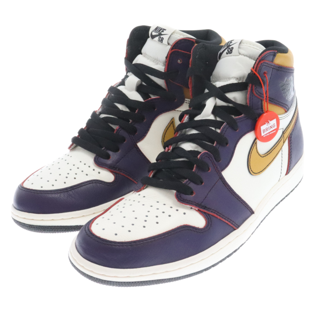 NIKE(ナイキ)のNIKE SB ナイキエスビー AIR JORDAN 1 RETRO HIGH OG DEFIANT LAKERS エアジョーダン1 ハイ ディフィアント レイカーズ シカゴ ハイカットスニーカー US10/28cm CD6578-507 メンズの靴/シューズ(スニーカー)の商品写真