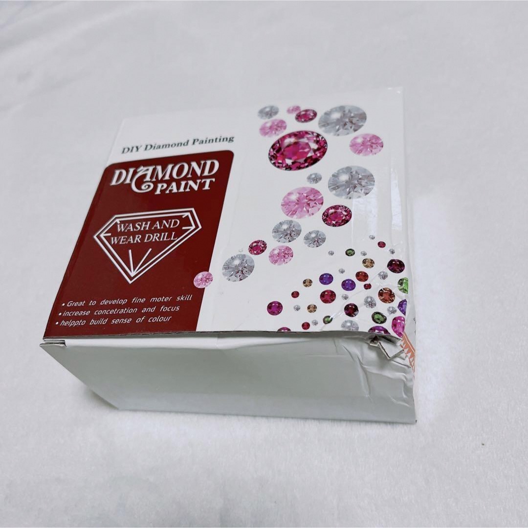 ダイヤモンドアート コースター DIYダイヤモンドペインティング ８個セット ハンドメイドの素材/材料(各種パーツ)の商品写真