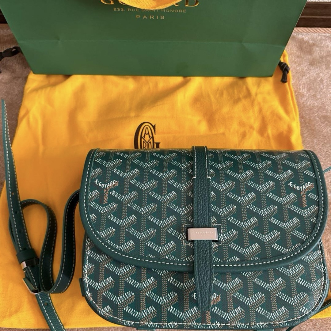 GOYARD(ゴヤール)のGOYARD ゴヤール　ベルヴェデーレPM ショルダーバッグ　グリーン メンズのバッグ(ショルダーバッグ)の商品写真