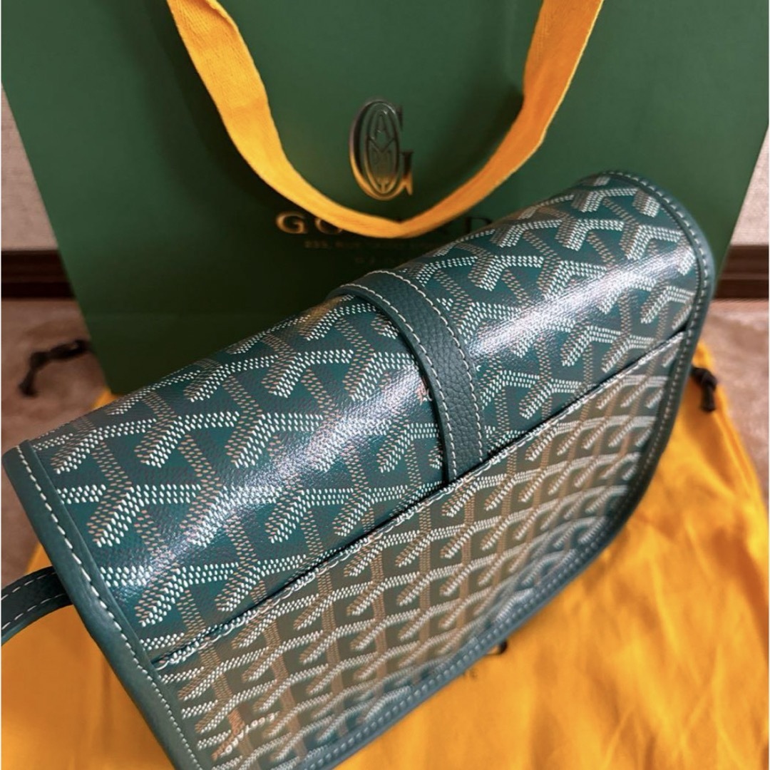 GOYARD(ゴヤール)のGOYARD ゴヤール　ベルヴェデーレPM ショルダーバッグ　グリーン メンズのバッグ(ショルダーバッグ)の商品写真