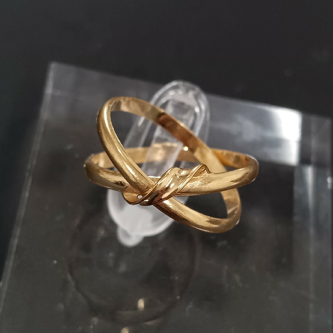 (Y051415) K18 YG リング 指輪 18金 11号 ゴールド 4℃ レディースのアクセサリー(リング(指輪))の商品写真
