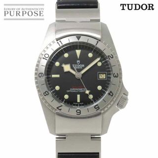 チュードル(Tudor)のチューダー チュードル TUDOR ブラックベイ P01 70150 メンズ 腕時計 デイト ブラック オートマ 自動巻き ウォッチ Black Bay VLP 90234992(腕時計(アナログ))