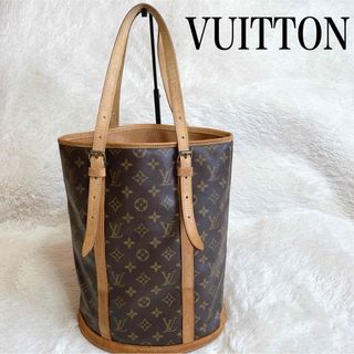 ルイヴィトン(LOUIS VUITTON)のLOUIS VUITTON モノグラム バケット GM トートバッグ レザー(トートバッグ)