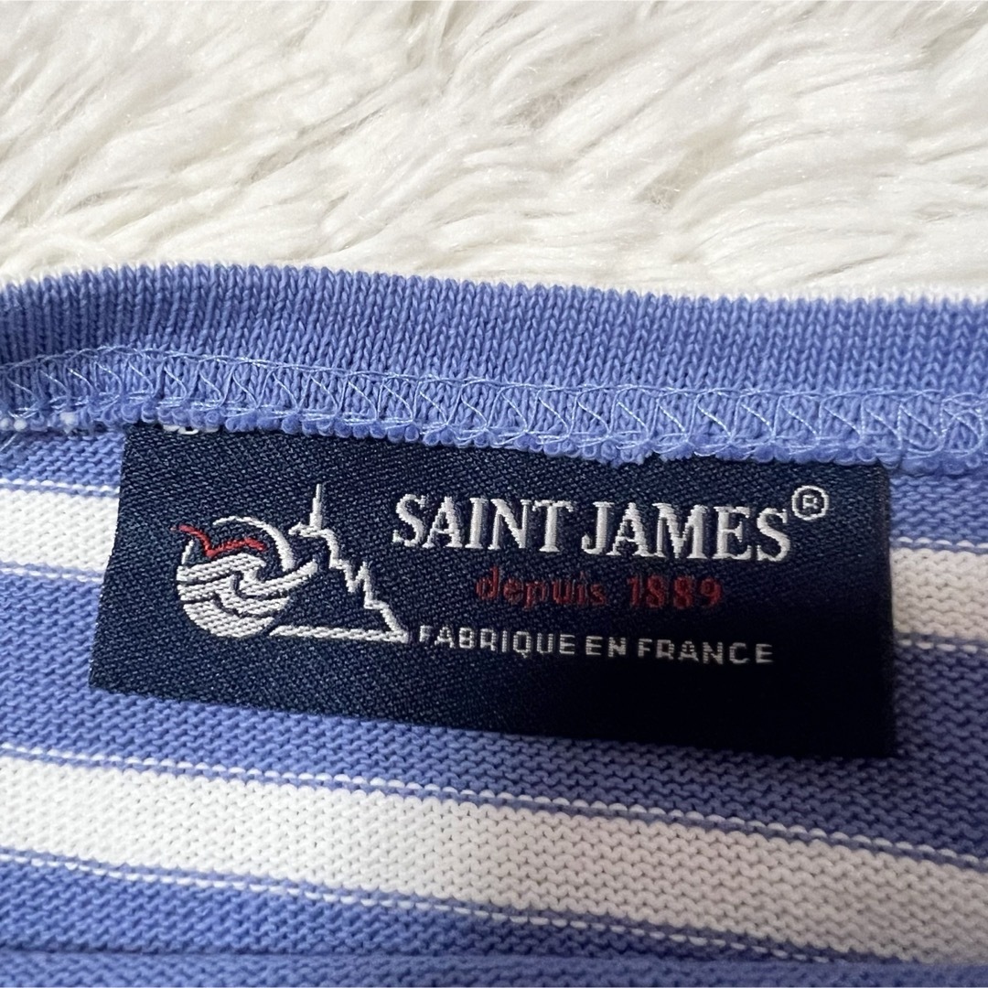 SAINT JAMES(セントジェームス)のセントジェームス SAINTJAMES 半袖カットソーＴシャツ ボーダー XXS レディースのトップス(カットソー(長袖/七分))の商品写真
